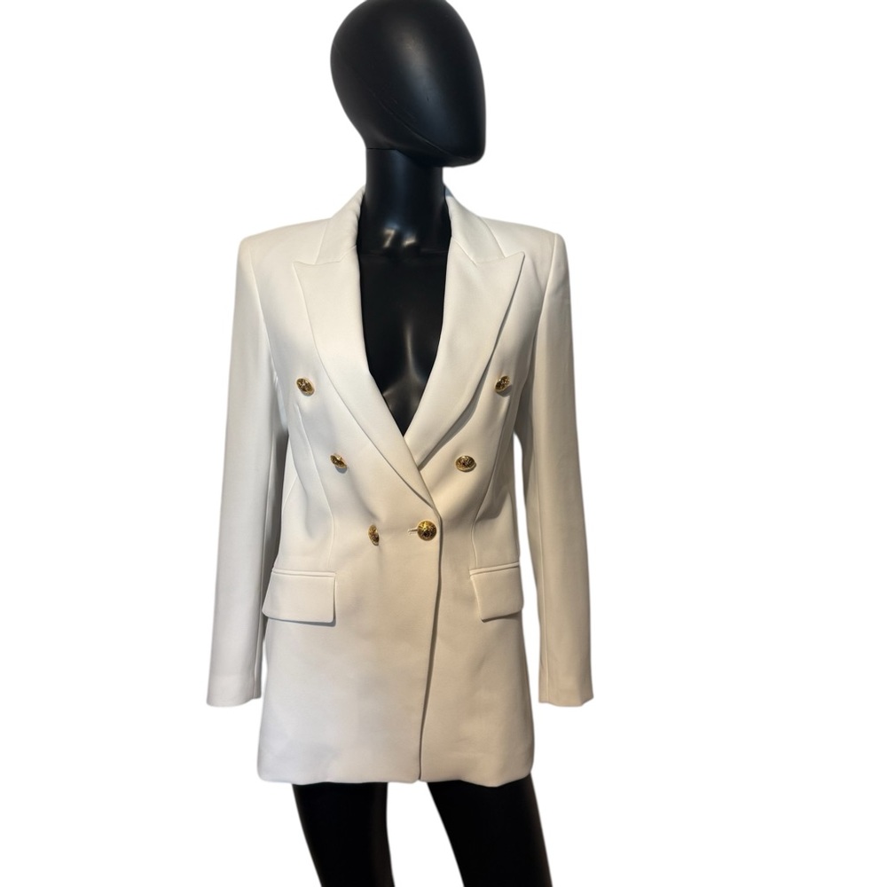 Zara golden button double breasted blazer small
